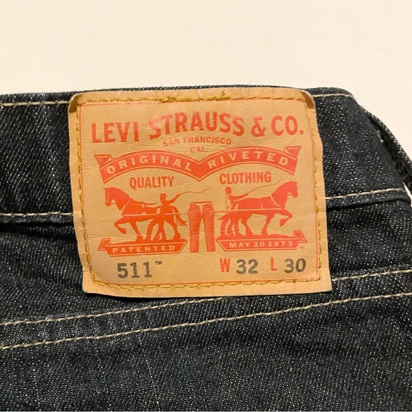 Levis 511 Jeans Mens W 32 L 30 - Picture 10 of 16